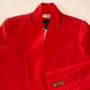 J Crew orange blazer.  Size 12